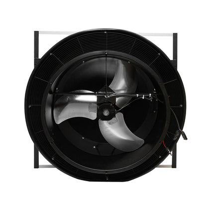 600mm axial ceiling fan with solar panel 12000m3/h Breckner Germany