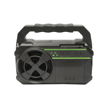 Portable LED lighting kit with 3 bulbs/projector, solar panel, FM radio and 4500 mAh battery for fishing camping GD-8081FM