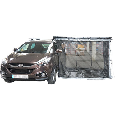 Side car awning 200x250cm, marquee, foldable with ceiling attachment and anti-insect net