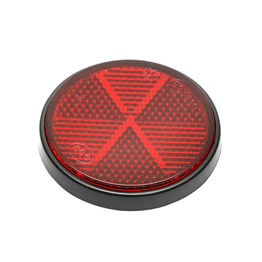 Round reflective 60mm red rear Breckner Germany
