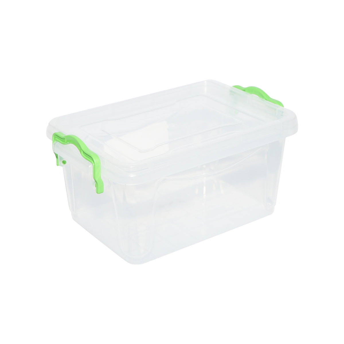 Storage box 1.5L with a transparent plastic lid, 210x140x100mm