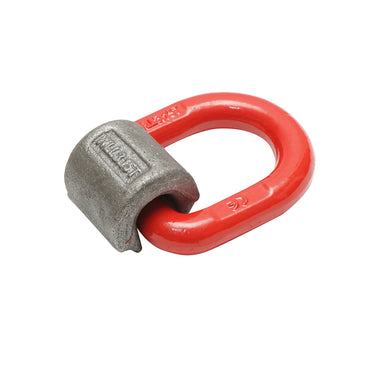 Weldable anchoring/lifting ring with spring, maximum load capacity of 3.15 tons