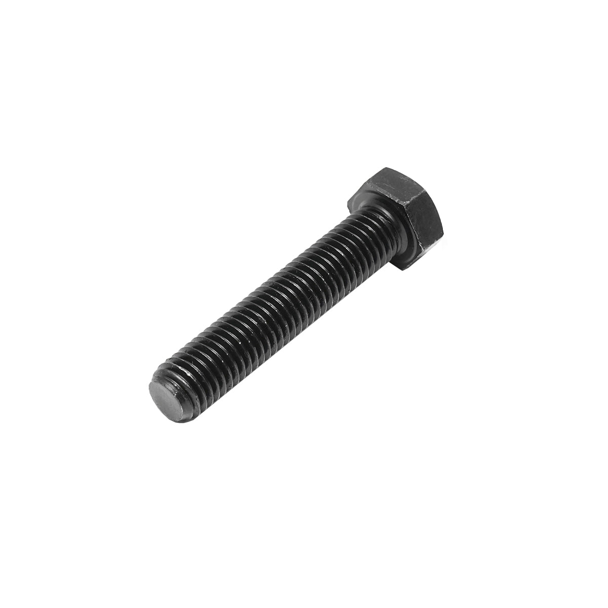 Black screw with hexagonal head DIN 933 M14x70 G10.9 50 pieces/bag