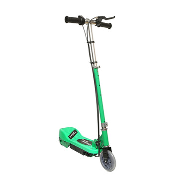 Green electric scooter 120W 24V 4.5Ah for children, maximum weight 65Kg, maximum speed 12km/h Breckner Germany