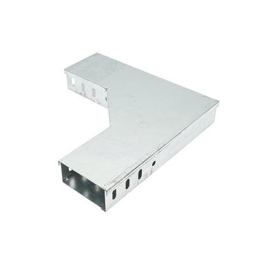 Horizontal bracket at 90 degrees made of galvanized steel for a 50x100mm gutter
