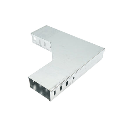 Horizontal bracket at 90 degrees made of galvanized steel for a 50x100mm gutter