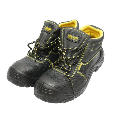 Protective boots with toe cap and steel sole insert, size 41 Crownman