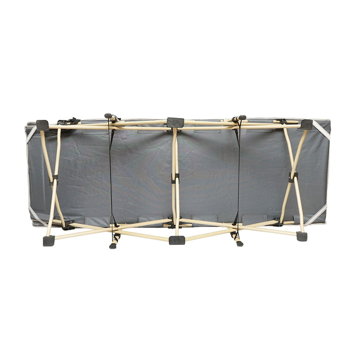 Foldable camping bed, gray camping 190x66x42 cm Breckner Germany