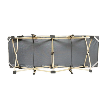 Foldable camping bed, gray camping 190x66x42 cm Breckner Germany