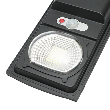100W LED solar lamp with 3W solar panel, LifePo4 battery 3.2V/3Ah, 6500K, 187lm with 250mm mounting arm, motion sensor IP65 Breckner Germany