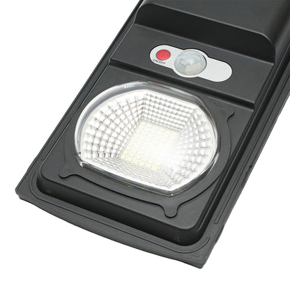 100W LED solar lamp with 3W solar panel, LifePo4 battery 3.2V/3Ah, 6500K, 187lm with 250mm mounting arm, motion sensor IP65 Breckner Germany