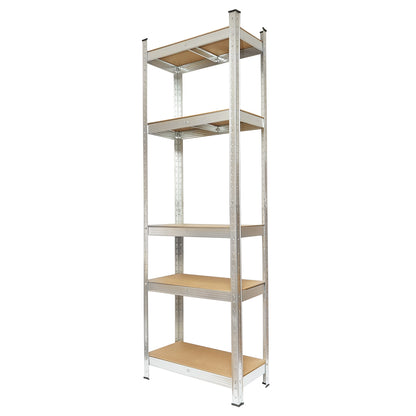 Metal shelf with 5 MDF shelves, 180x90x40cm, 175kg/shelf, assembly without screws Breckner Germany