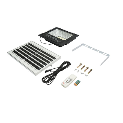 60W LED projector with 10W solar panel, 1200mAh battery, and remote control IP67 Breckner Germany