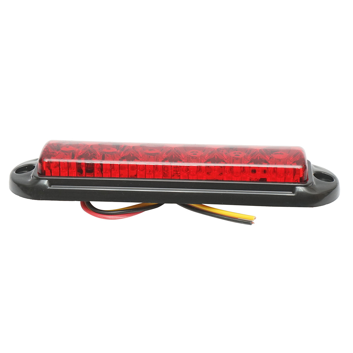 Slim red LED side marker lamp 12-24V, yellow FR1286R Breckner Germany