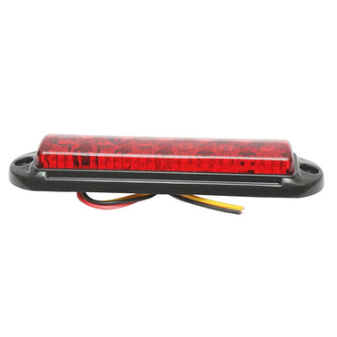 Slim red LED side marker lamp 12-24V, yellow FR1286R Breckner Germany