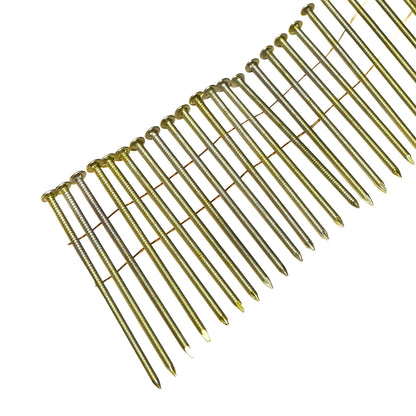Set of 5000 nails on drum/roll, galvanized 2.8x80mm, 250 pcs/roll