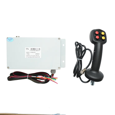 Joystick with 4 electric buttons 24V and control module