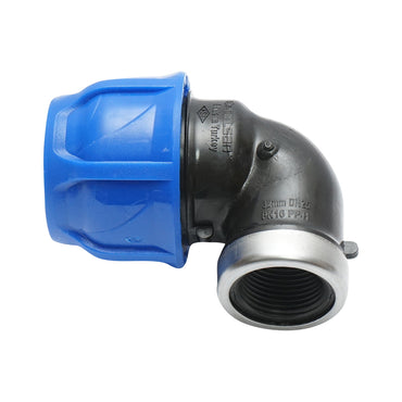 Compression fitting mother internal thread D32mmx3/4 max 16bar for PEHD irrigation systems