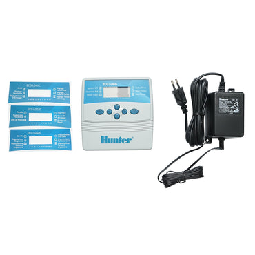 Irrigation controller, ELC 401 IE, 4 zones, indoor, Eco Logic Hunter