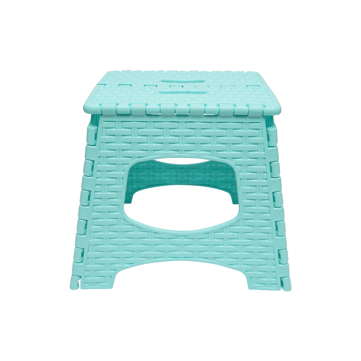 Turquoise folding plastic chair 286X325X270 mm