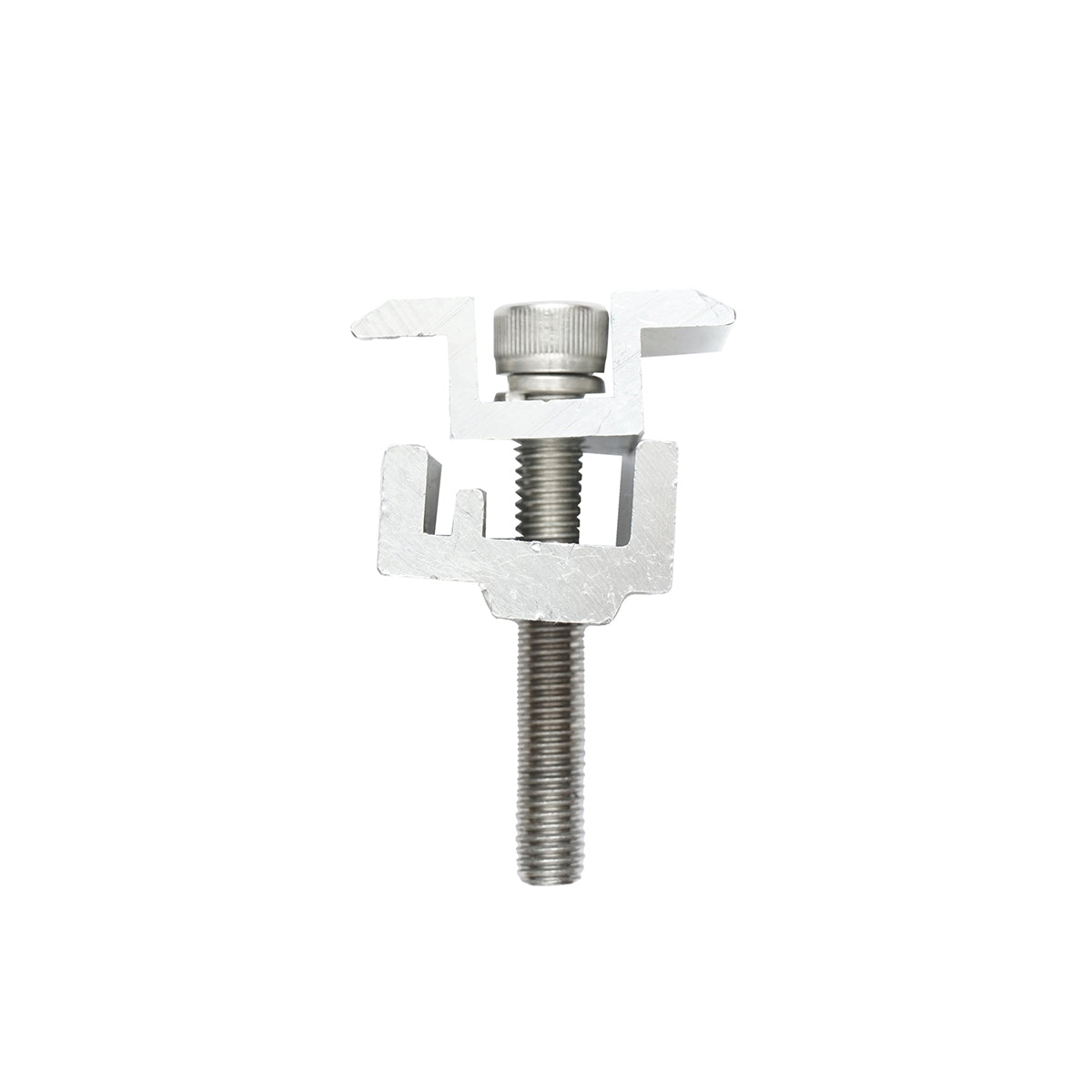 Intermediate clamp 35mm with screw M8x55mm - for photovoltaic solar panel mounting, for system LF74, LT24