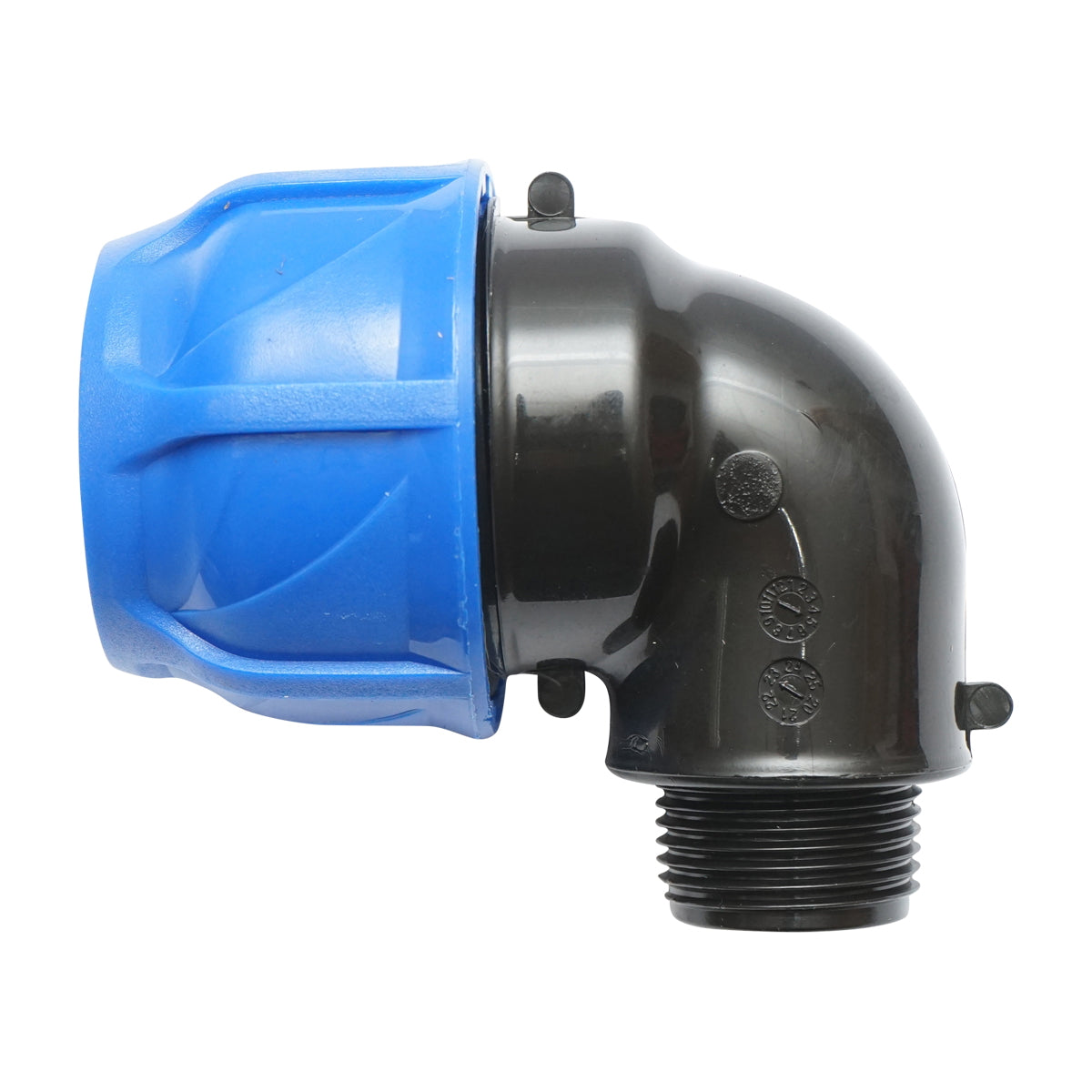 Compression fitting with external thread D40mmx1-1/6 toll PN16, for irrigation systems