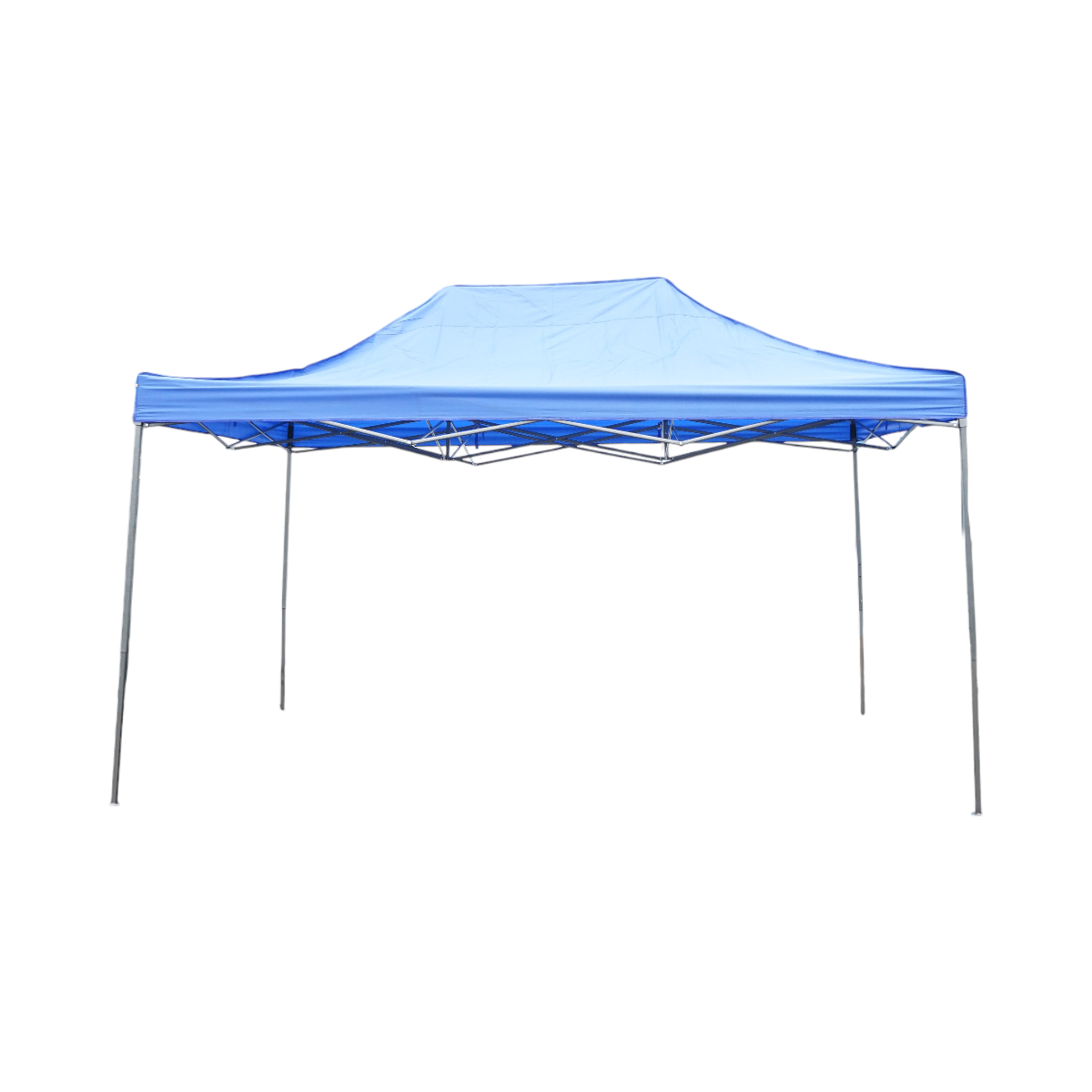 Blue pavilion tent 3x4.5m, adjustable height, foldable