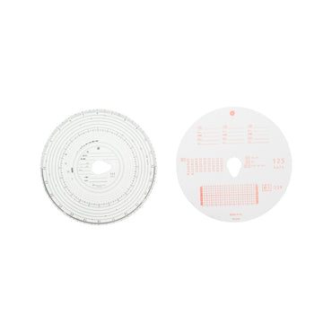 Analog tachograph diagram 125 km set 100/piece