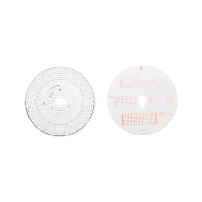 Analog tachograph diagram 125 km set 100/piece