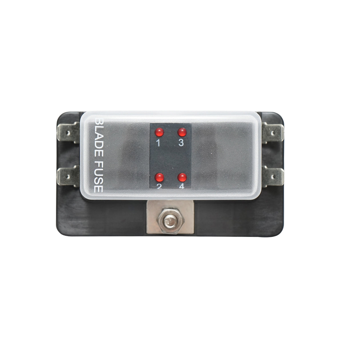 Flat fuse box with 4 slots Breckner Germany