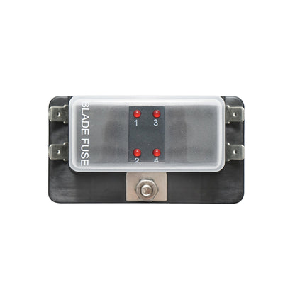 Flat fuse box with 4 slots Breckner Germany