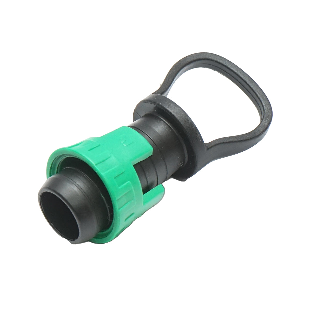Cap with ring for drip tape D17mm irrigation systems Breckner Germany