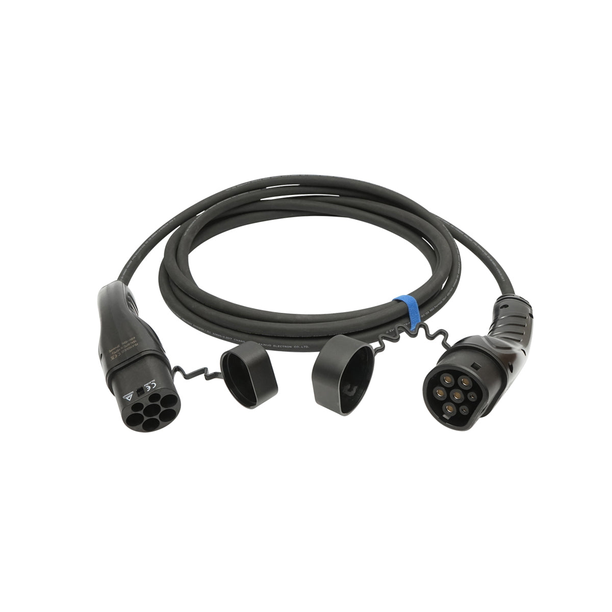 Charging cable 380V, 5M Type 2 for electric cars 11KW, 16A, three-phase IP55
