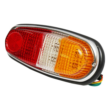 Rear oval stop lamp 4 functions