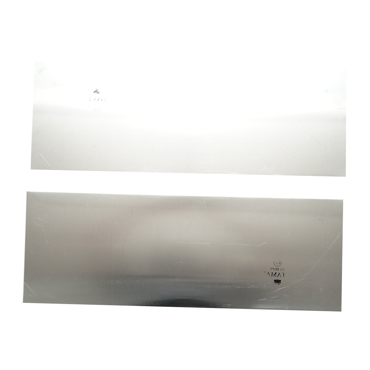 Set of 2 rectangular reflective plates for trailer 565x195mm Breckner Germany
