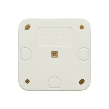 Schuko socket with 1 input, white grounding for 16A, 250V, applied with child protection Breckner Germany