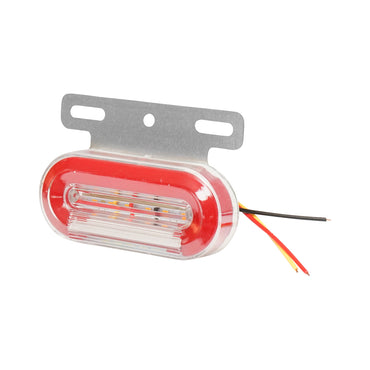 Red-white side marker lamp with 6 LEDs 24V Breckner Germany