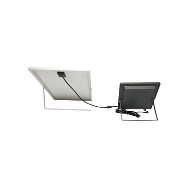 300W LED projector, 6400K with 30W solar panel, battery, and remote control Breckner Germany