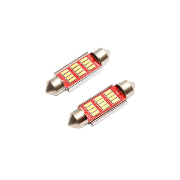 Set of 2 SMD SOFIT LED bulbs 39/12mm 12V 0.145A cold light Breckner Germany