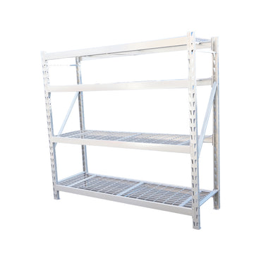 Heavy duty metal shelf with 4 shelves 1960x610x1830mm