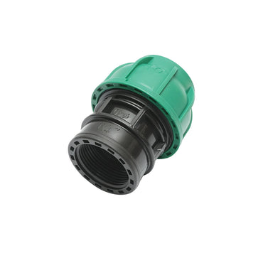 Compression connector with internal thread D40mmx1-1/4 toll, PN10 bar for irrigation systems
