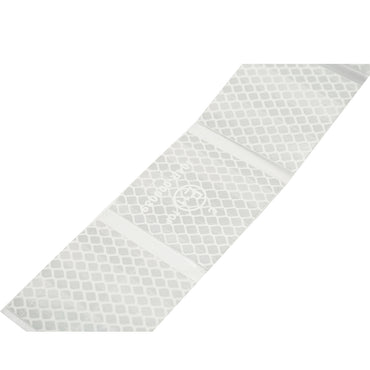 White interrupted reflective tape for tarpaulin - 38m