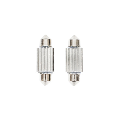 Set of 2 LED SMD SOFIT bulbs 36mm 12V 0.2A cold light Breckner Germany