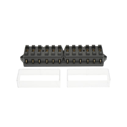 Flat fuse box with 12 slots Breckner Germany