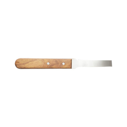 Double-edged reneta with hook for cleaning hooves, 190mm Breckner Germany