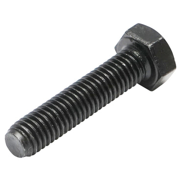 Black screw with hexagonal head DIN 933 M8x35 G10.9 200 pieces/bag