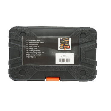 Combined tool and equipment set 16 pieces