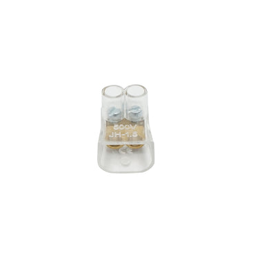 End terminal clamp 10A 500V, 2 poles 1.5mm Leader