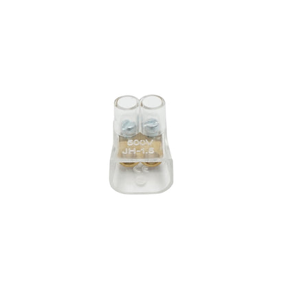 End terminal clamp 10A 500V, 2 poles 1.5mm Leader