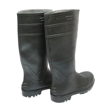 Green PVC work boots with steel toe size 46 005GB